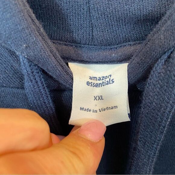 Brand new with Tags Amazon Essentials Navy Blue Ladies Hoodie Size 2XL - Picture 14 of 15